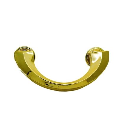 Reinforced Plastic Coffin Handles Half Moon Design Gold 100kgs Per Piece