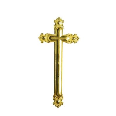 Burial Casket Cross ABS Plastic 45*21cm Nail Mounted European Style