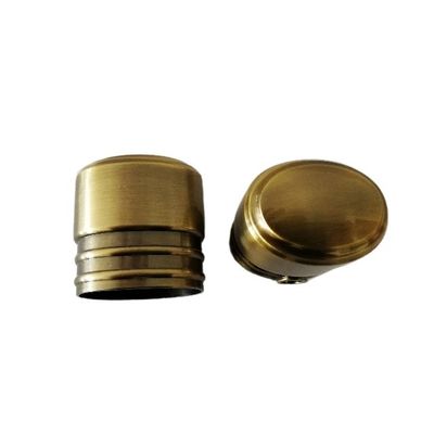 THC Zamak Coffin Hardware Metal Tip Antique Brass 38*27mm