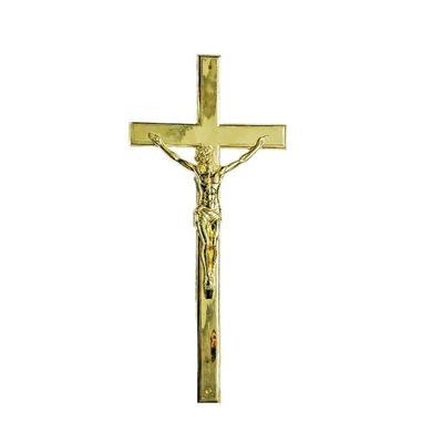 Funeral Religion Metal Casket Crucifix 46*21cm European Style