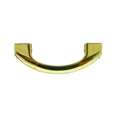 Gold Plating Metal Casket Handle 17*6.5cm With Square Basement