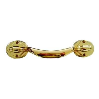 Italy Funeral Metal Casket Handle Gold Plating Antique Brass