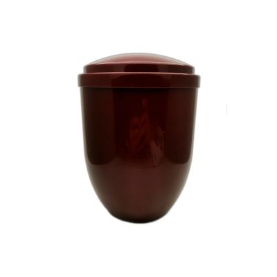 Bordeaux Color Funeral Ash Urn For Cremation In 3.3L ABS Plastic