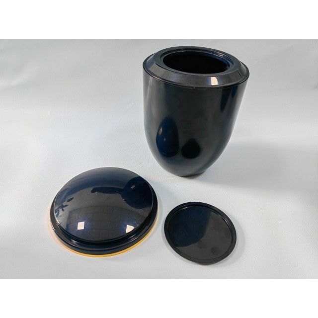 ABS Plastic Funeral Ash Urn For Cremation To Ash Container In Dark Blue Color