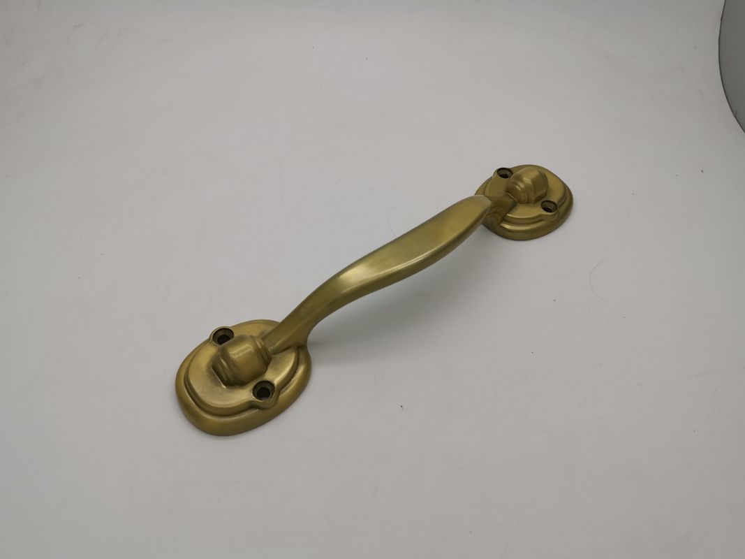 Italy Funeral Metal Casket Handle Gold Plating Antique Brass