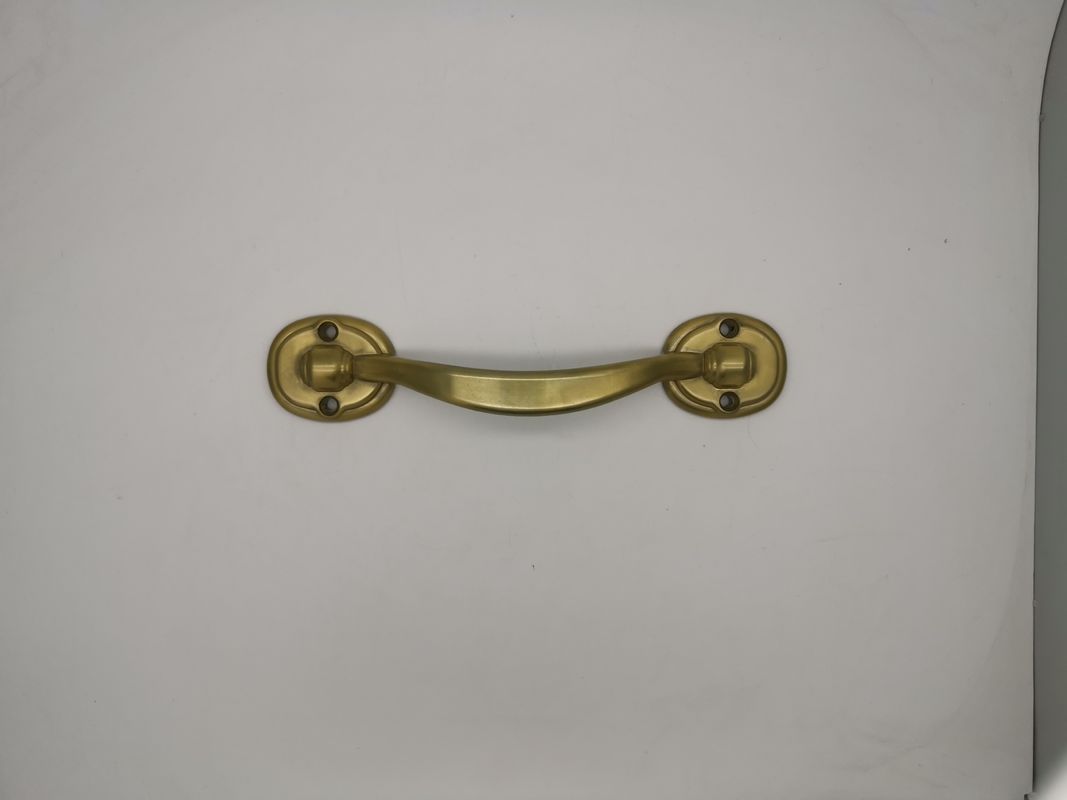 Italy Funeral Metal Casket Handle Gold Plating Antique Brass