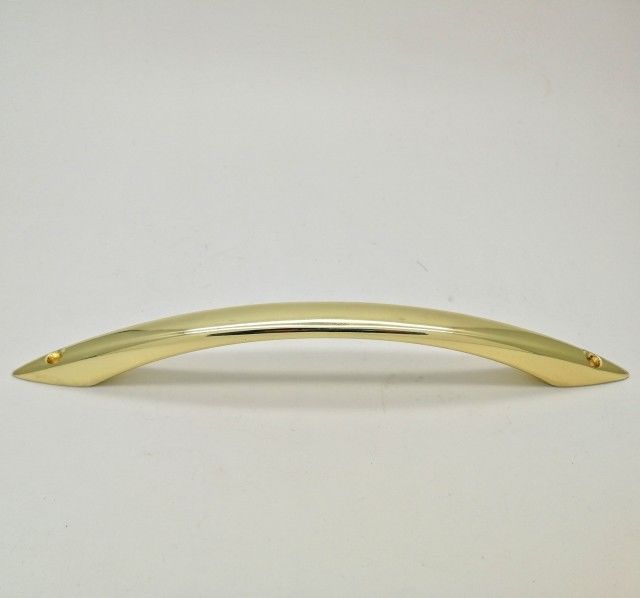 M5 Screw Brass Polished Coffin Handles 27*4cm Gold Color