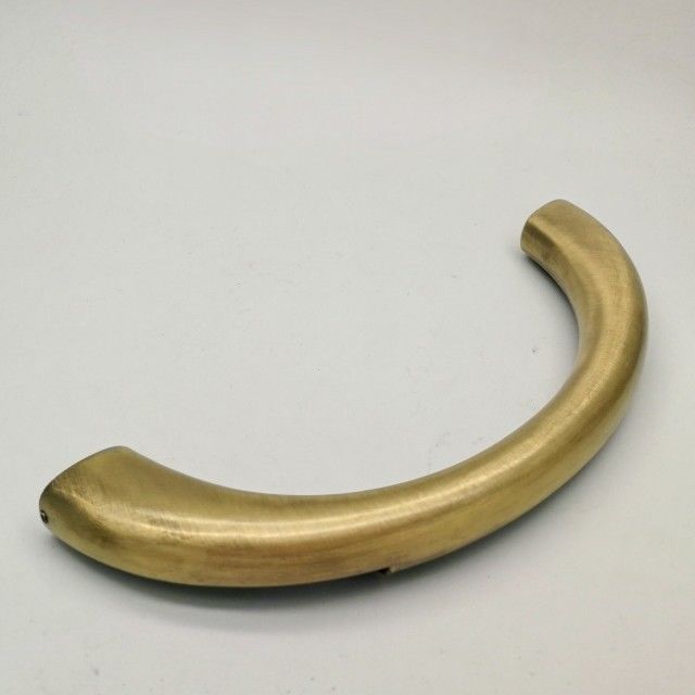 418g Polished Funeral Casket Handles Antique Brass Color Zinc Alloy