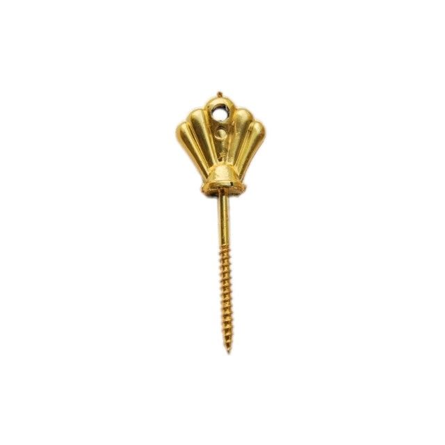 Gold Finishing Adult Coffin Screw 5cm European Style With Basement