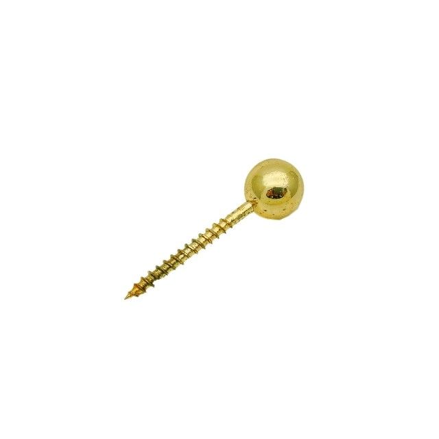 Plastic Ball Steel Coffin Ornaments Screw 4.5cm Coffin Accessories