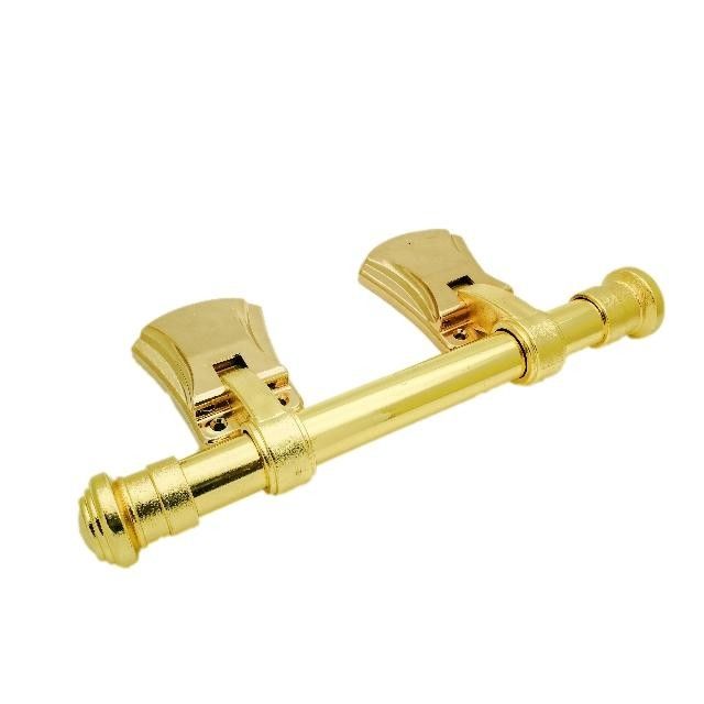 30*14cm Gold Plated Plastic Coffin Handles Bearing 150kg Weight