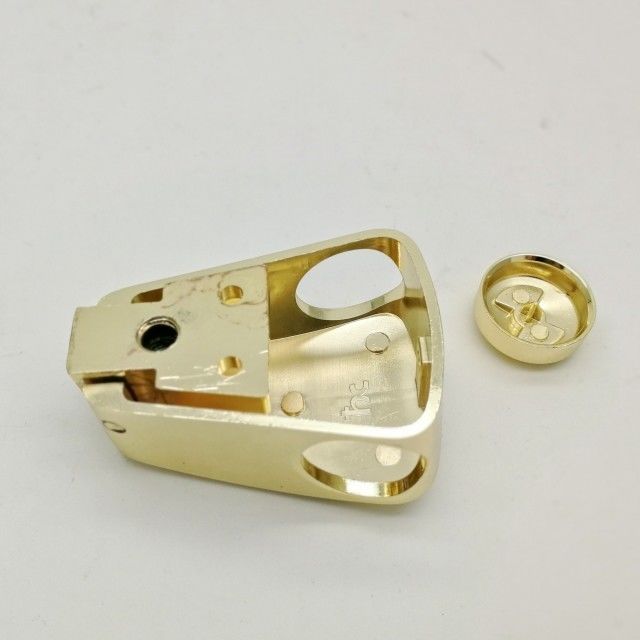 Zamak Materail Coffin Fittings 1038 Gold Plated Casket Swing Handles