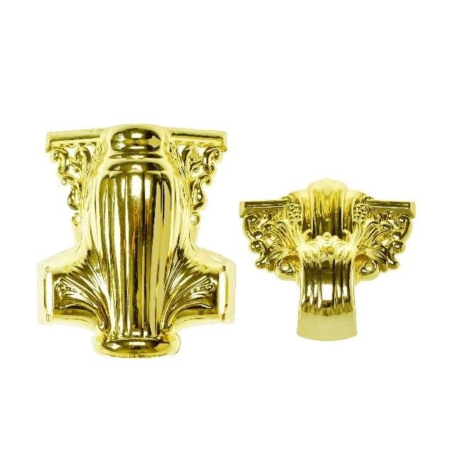 Injection ABS Plastic Coffin Corners Lug Gold Silver Finished Coffin Hardware