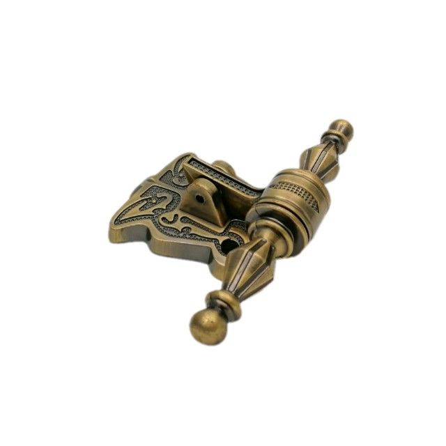 Metal Funeral Coffin Handles With T Bar Antique Brass Plated