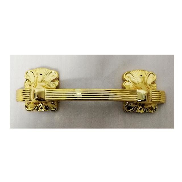 Gold Silver Plastic Coffin Handles For Cremation Coffin 28.5*8.5cm Injection Coated