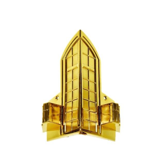 ABS Castle Casket Corners American Style Vacuum Metalization Coating