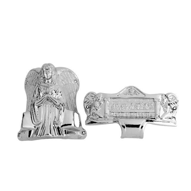 SGS Angel Design Adult Casket Hardware Gold Silver Finished