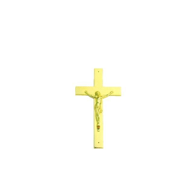 8 Inch Plastic Crucifix 19.5*11cm Vacuum Metalization Coated