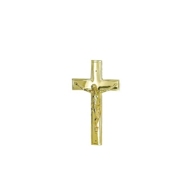 8 Inch Plastic Crucifix 19.5*11cm Vacuum Metalization Coated