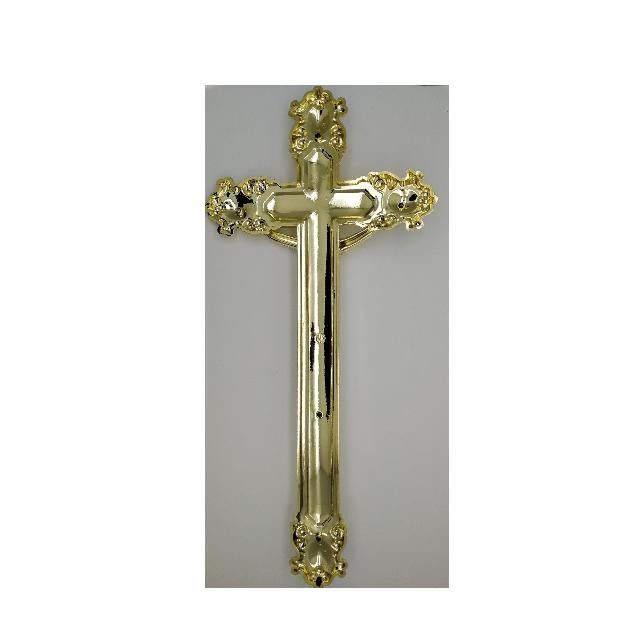 ABS Recycle Plastic Funeral Crucifix 45*21cm European Style