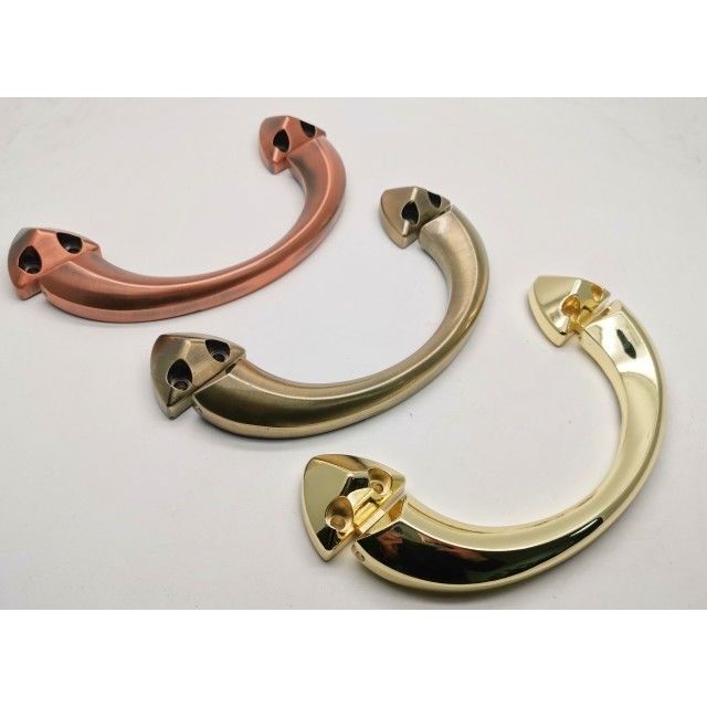 Brass Plated Movable Casket Bar 20*9cm With Screw Rod European Style