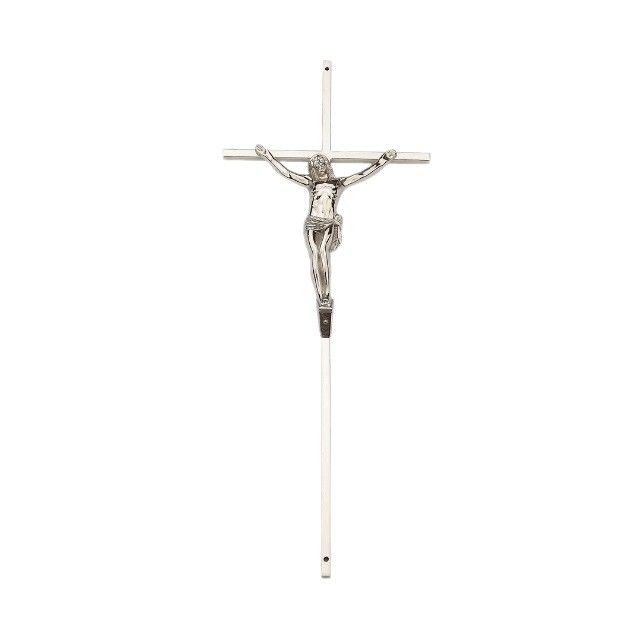 Die Casting Religion Casket Crucifix Decoration Metal Cross 45*18cm