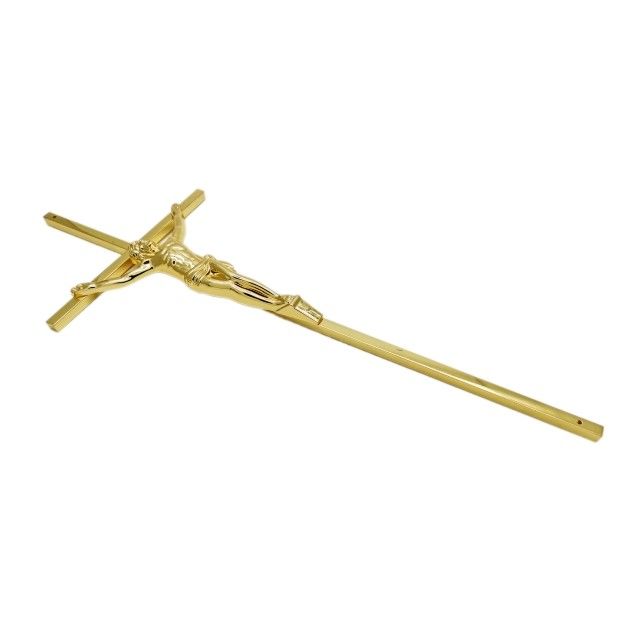 Christian Coffin Funeral Crucifix Electronic Brass Plated Catholic Casket Crucifix