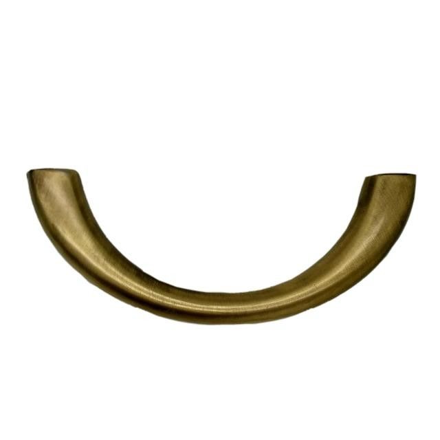 418g Polished Funeral Casket Handles Antique Brass Color Zinc Alloy