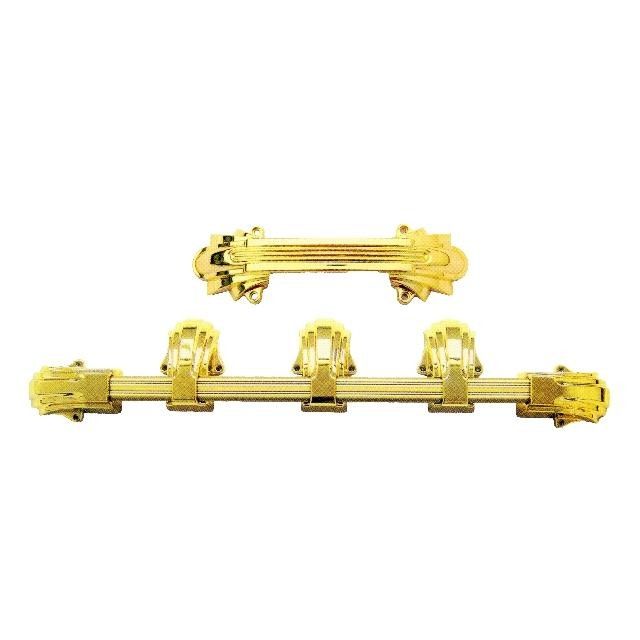 Cremation Funeral Casket Handles Gold Plated Injection Plastic Coffin Handles