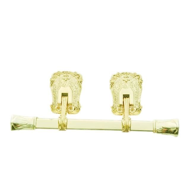 30*12cm Square Pipe Burial Coffin Fittings 20mm Shinning Gold Casket Handles