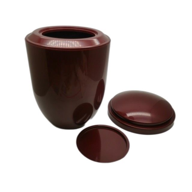 Bordeaux Color Funeral Ash Urn For Cremation In 3.3L ABS Plastic