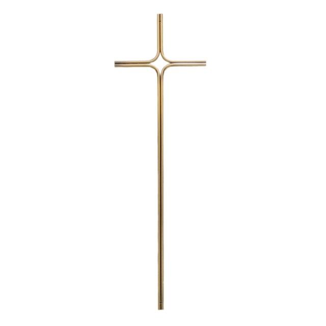Decoration 8041 Coffin Funeral Crucifix Double Steel Wire 6mm Metal Cross