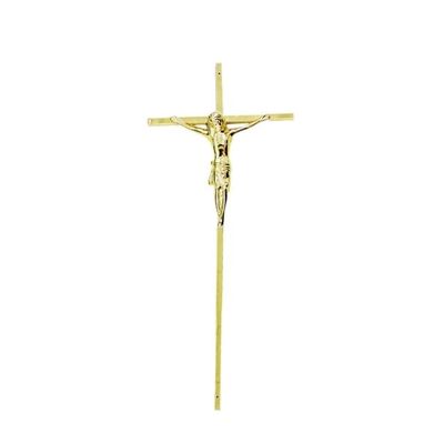 Wooden Coffin ABS Plastic Crucifix