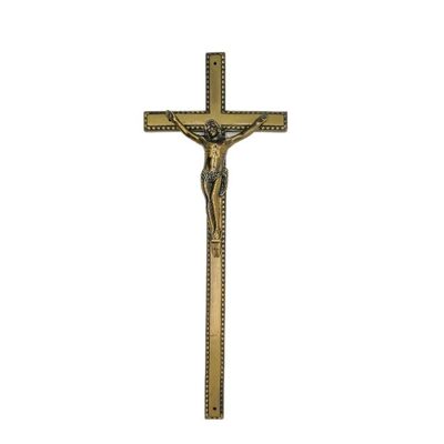 NP AB Electronic Plated Funeral Crucifix For Coffin Lid Decoration