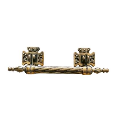 Brass Plated Zamak Coffin Handles And Accessories With Twisted Steel